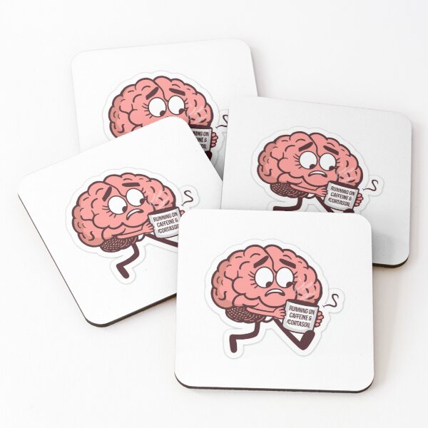 Item preview, Caffeinated and Creative Brain designed and sold by Chill Doodles.
