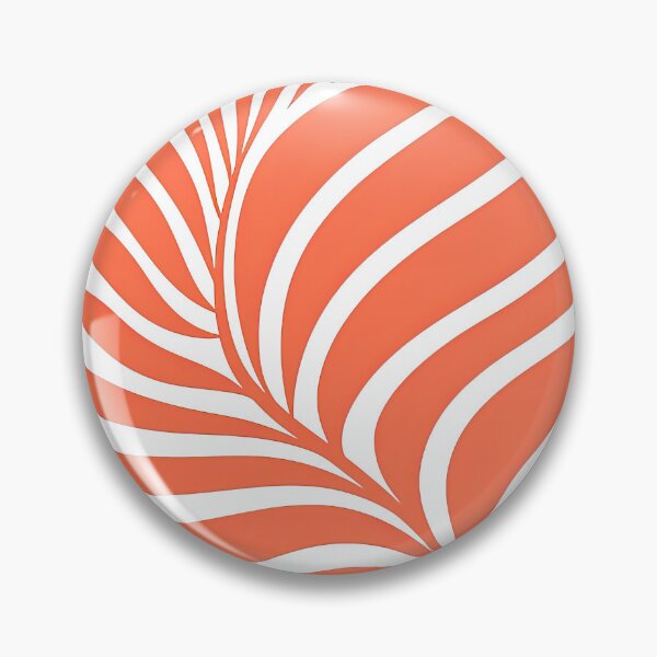 Item preview, Bold Orange and Black Tropical Leaf Design designed and sold by ArtfulWeave.