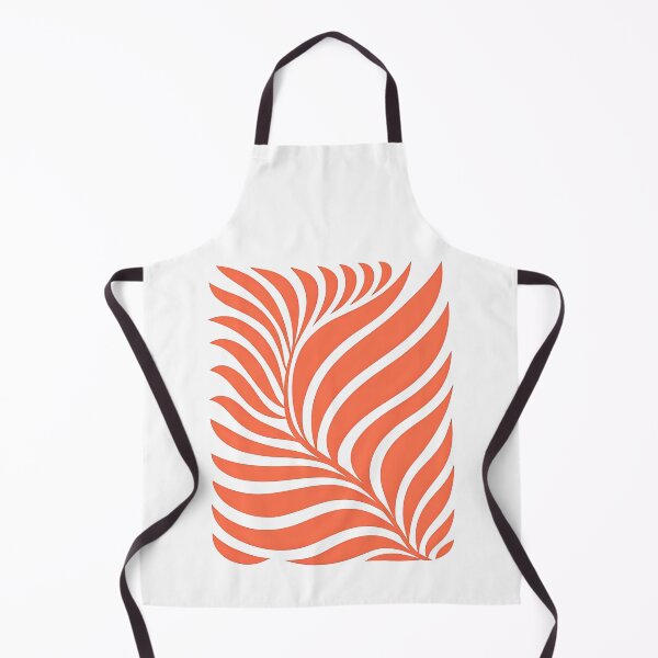 Item preview, Bold Orange and Black Tropical Leaf Design designed and sold by ArtfulWeave.
