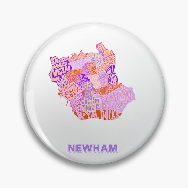 Item preview, Newham - London Boroughs designed and sold by damnfinecuppa.