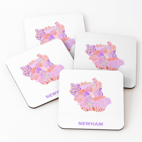 Item preview, Newham - London Boroughs designed and sold by damnfinecuppa.