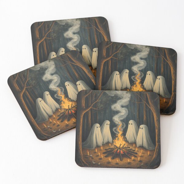 Item preview, Fantasmas en ritual nocturno | Spooky Cute Halloween designed and sold by Dream Magic Co.