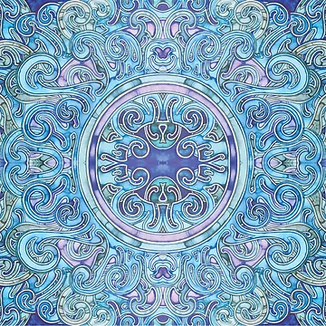 Artwork thumbnail, Blue Undulation by RabbiVole