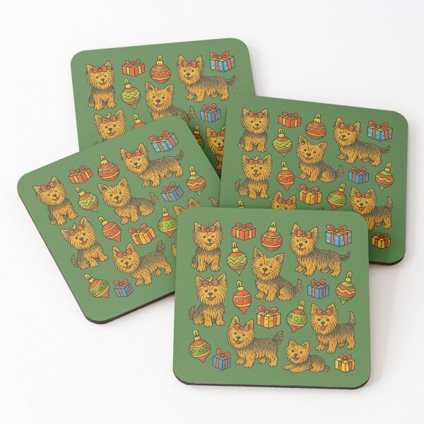 Item preview, Yorkie Christmas designed and sold by FrictionMaxxing.