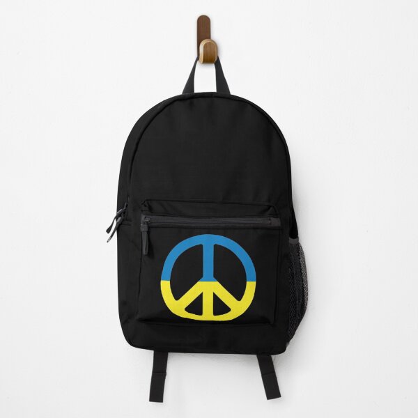 Item preview, Ukrainian Peace Symbol – Blue and Yellow Peace Sign for Freedom and Unity designed and sold by Dragonfly-10.