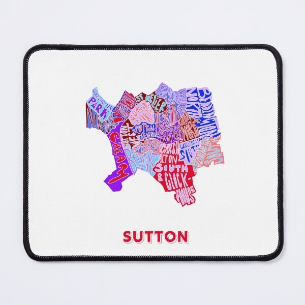 Item preview, Sutton - London Boroughs designed and sold by damnfinecuppa.