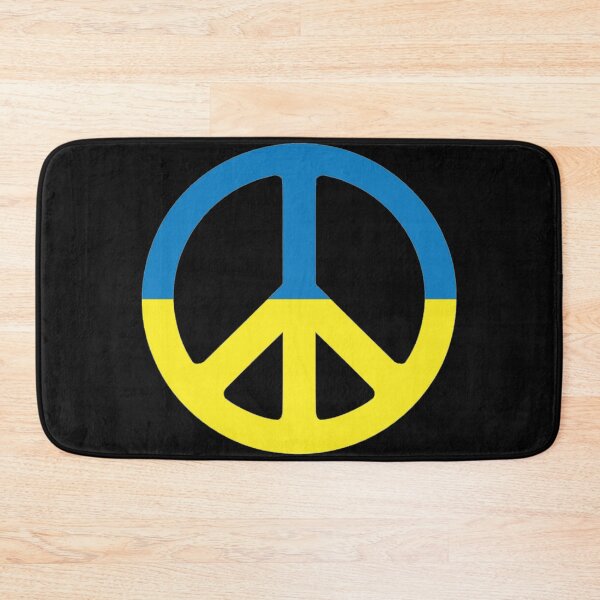Item preview, Ukrainian Peace Symbol – Blue and Yellow Peace Sign for Freedom and Unity designed and sold by Dragonfly-10.