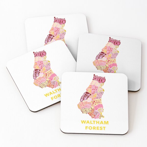Item preview, Waltham Forest - London Boroughs designed and sold by damnfinecuppa.