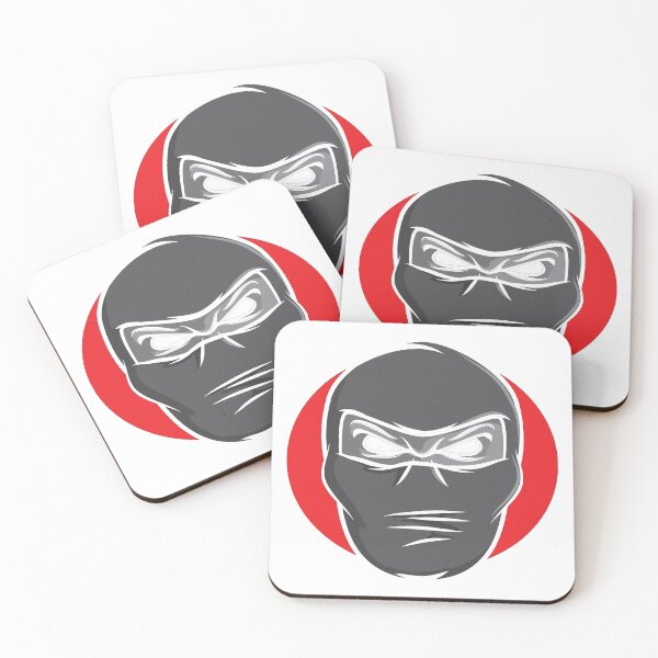 Item preview, Fierce Ninja Face | Bold Martial Arts & Stealth Design designed and sold by graphicgeoff.