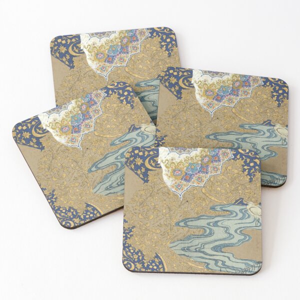 Item preview, Persian Mandala and Golden River designed and sold by AspireAura.