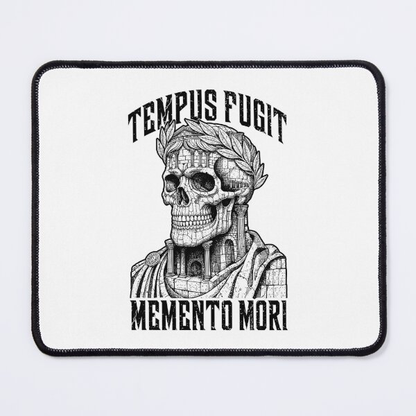 Item preview, Tempus Fugit Memento Mori Stoic Roman Emperor Skull Stoicism designed and sold by GrandeDuc.