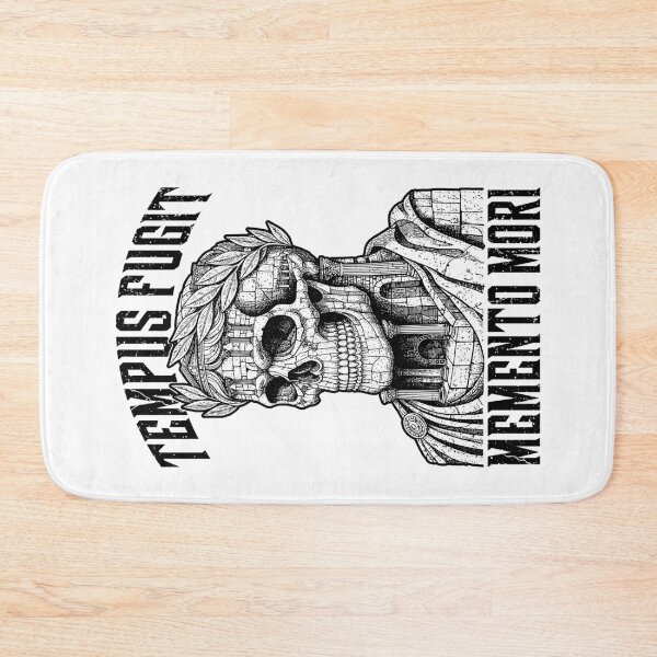Item preview, Tempus Fugit Memento Mori Stoic Roman Emperor Skull Stoicism designed and sold by GrandeDuc.