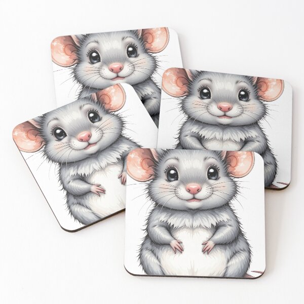 Item preview, Realistic Cute Mouse – Artistic Animal Illustration T-Shirt designed and sold by AbhishekPanwar.