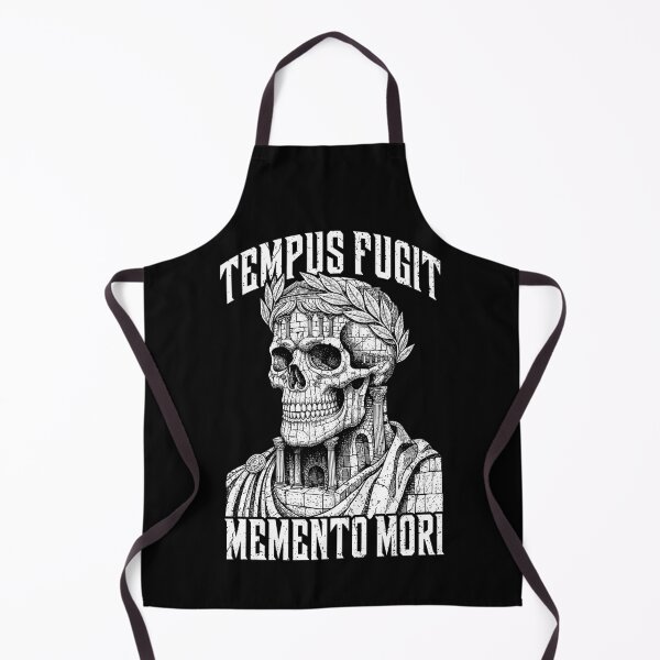 Item preview, Tempus Fugit Memento Mori Stoic Roman Emperor Skull Stoicism designed and sold by GrandeDuc.
