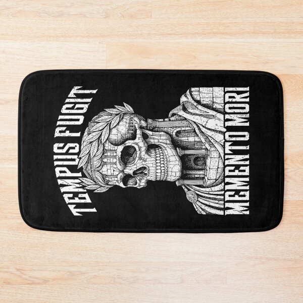 Item preview, Tempus Fugit Memento Mori Stoic Roman Emperor Skull Stoicism designed and sold by GrandeDuc.