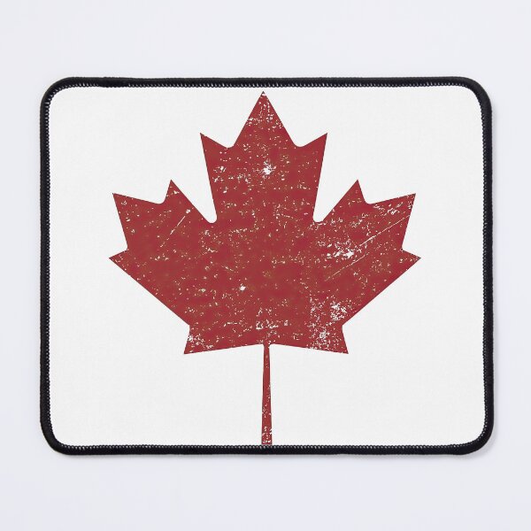 Item preview, Rustic Red Canadian Maple Leaf designed and sold by ArtfulWeave.