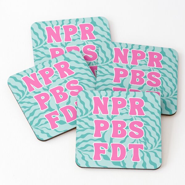 Item preview, NPR, PBS, FDT | Subtle Anti-Trump Groovy Retro Floral Design designed and sold by leftyshirts.