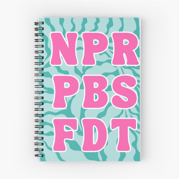 Item preview, NPR, PBS, FDT | Subtle Anti-Trump Groovy Retro Floral Design designed and sold by leftyshirts.