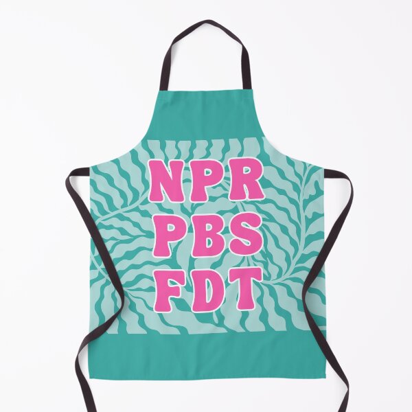 Item preview, NPR, PBS, FDT | Subtle Anti-Trump Groovy Retro Floral Design designed and sold by leftyshirts.