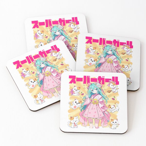 Item preview, Japanese Kitten Kawaii Cat Decora Anime Girl designed and sold by FemmePod.