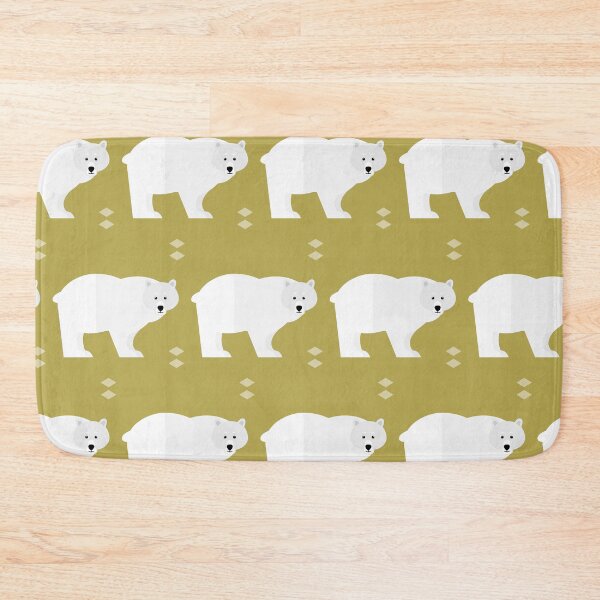 Item preview, Polar bears on green designed and sold by reneesillus.