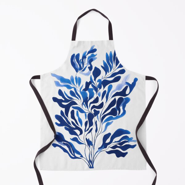Item preview, Blue Floral Print Minimalist Japanese Wall Art designed and sold by regnumsaturni.