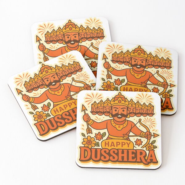 Item preview, Happy Dusshera Festive Sticker Design designed and sold by Kruti Collection.