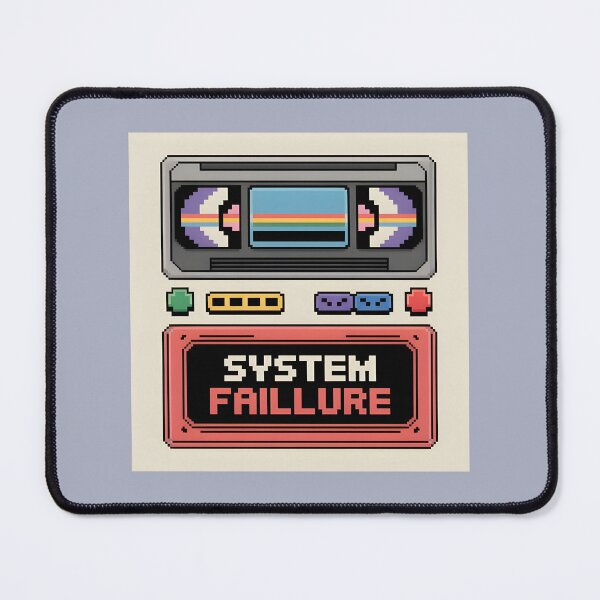 Item preview, Retro System Failure VHS Pixel Art designed and sold by aaronmbshopus.
