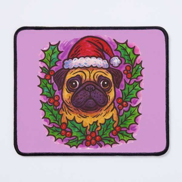 Item preview, Cute Christmas Pug designed and sold by FrictionMaxxing.
