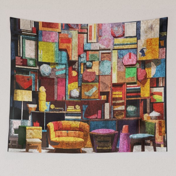 Item preview, Abstract room designed and sold by kinpirks.