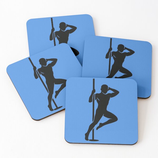 Item preview, Male Pole Dance Silhouette – Strength and Style designed and sold by InnerFlow.