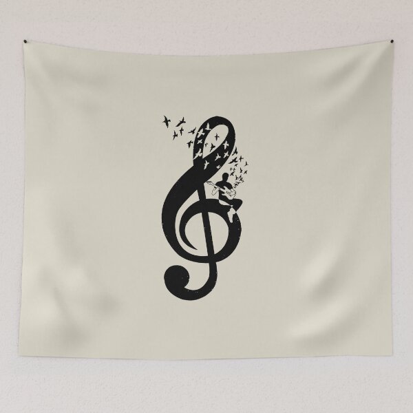 Item preview, Treble Clef - Electric Guitar designed and sold by barmalisiRTB.