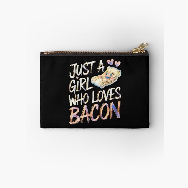 Item preview, Just a Girl Who Loves Bacon Foodie Quote designed and sold by creativerooney.