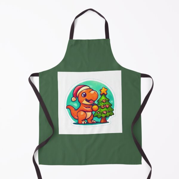 Item preview, Cute Dino Decorates Christmas Tree Holiday Fun Art designed and sold by washingtonjjart.