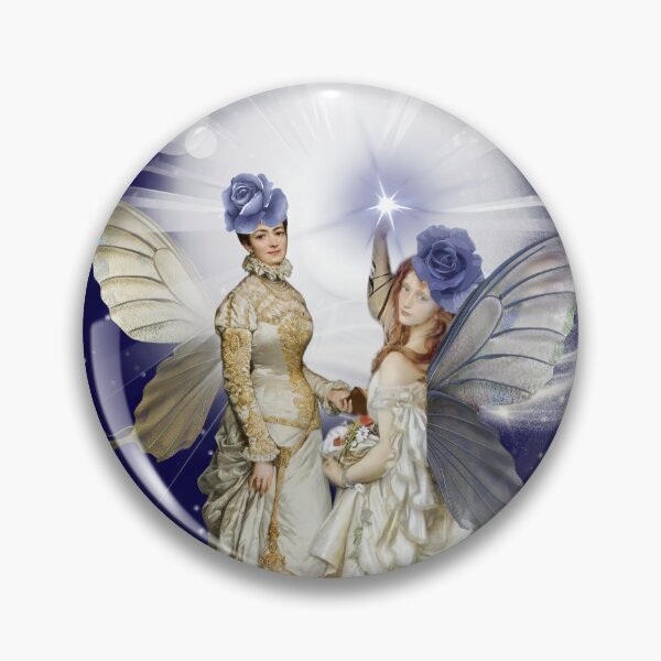 Item preview, Two Fairies in a Starry Night designed and sold by tarotstarostina.