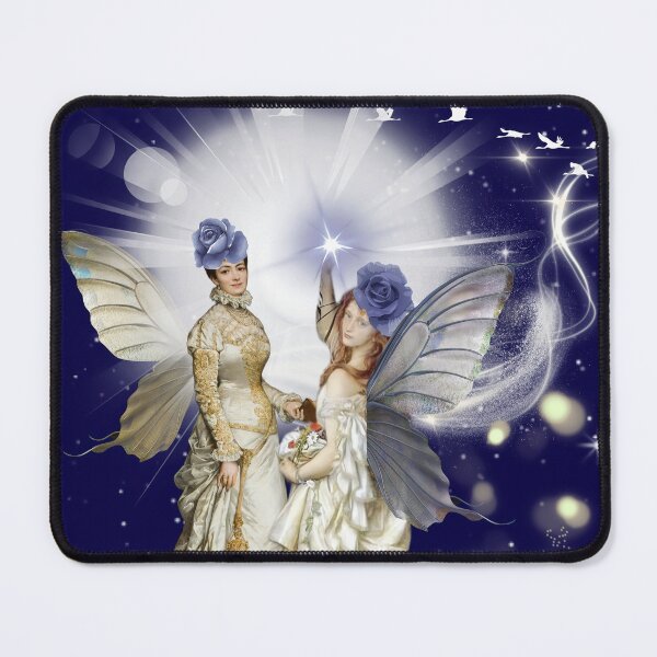 Item preview, Two Fairies in a Starry Night designed and sold by tarotstarostina.