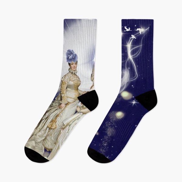 Item preview, Two Fairies in a Starry Night designed and sold by tarotstarostina.