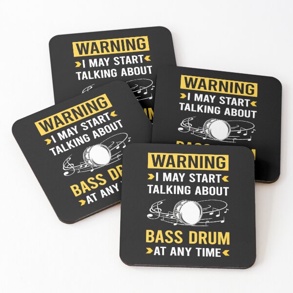 Item preview, Warning Bass Drum designed and sold by Maxxamus.