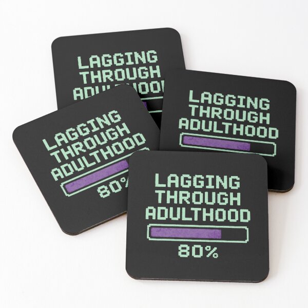 Item preview, Funny Gamer - Lagging Through Adulthood designed and sold by DemureArtsy.