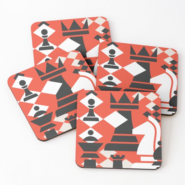 Item preview, Abstract Chess Background Modern Geometric Print designed and sold by missbobbit.