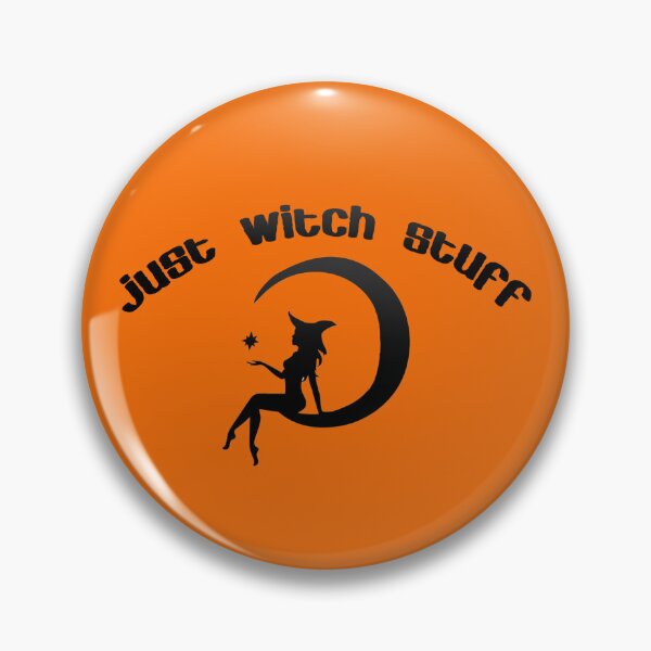 Item preview, Just Witch Stuff Graphic Print in Black  designed and sold by Feral Designs by Lauren Elisabeth.