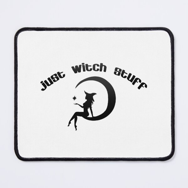 Item preview, Just Witch Stuff Graphic Print in Black designed and sold by Feral Designs by Lauren Elisabeth.