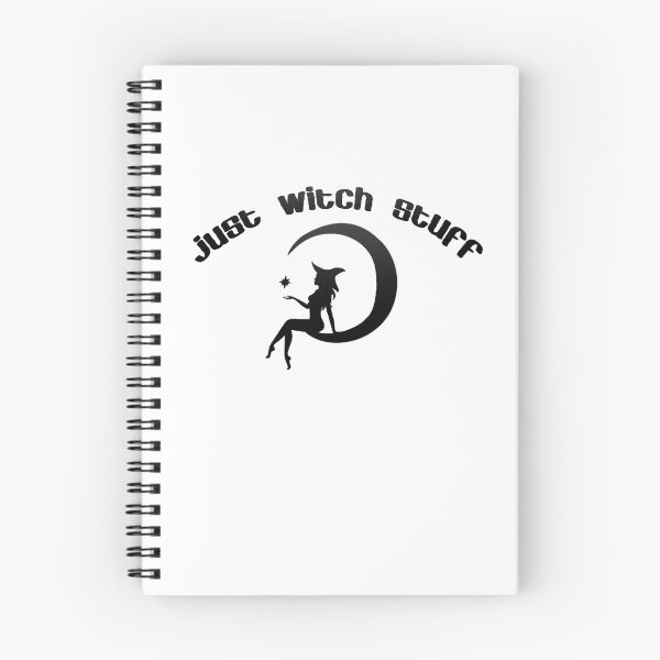 Item preview, Just Witch Stuff Graphic Print in Black  designed and sold by Feral Designs by Lauren Elisabeth.