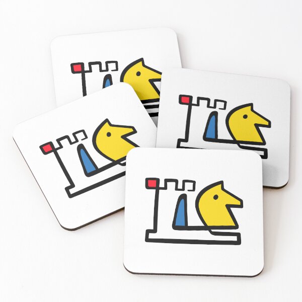 Item preview, Abstract Chess Rook and Knight Modern Print designed and sold by missbobbit.