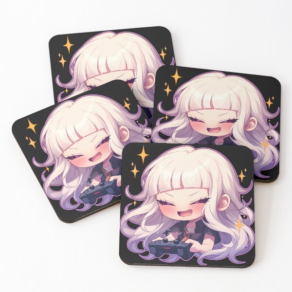Item preview, Chibi Kyoko Kirigiri Cute Gaming Controller Sparkles Danganronpa Anime designed and sold by juniorcastros.