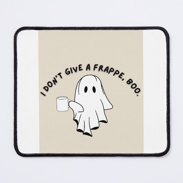 Item preview, Cute Ghost with Frappe designed and sold by GlobexStudios.