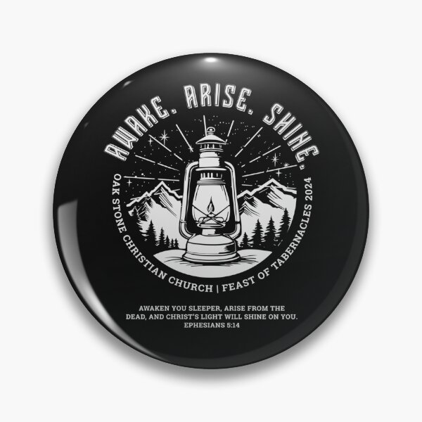 Item preview, Oak Stone Feast of Tabernacles Awake Arise Shine Lantern designed and sold by SchoebenIllijah.