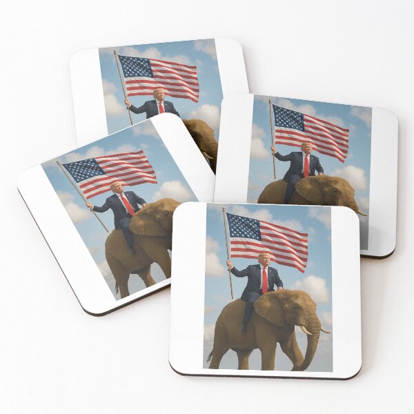 Item preview, Trump Riding an Elephant designed and sold by MAGA-Made47.