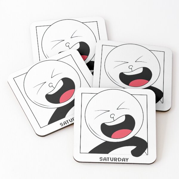 Item preview, Saturday Laughing Mood Expression Illustration designed and sold by JonBarnes22.