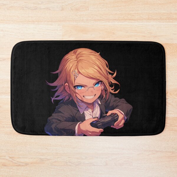 Item preview, Chibi Byakuya Togami Confident Gaming Controller Blonde Danganronpa Anime designed and sold by juniorcastros.